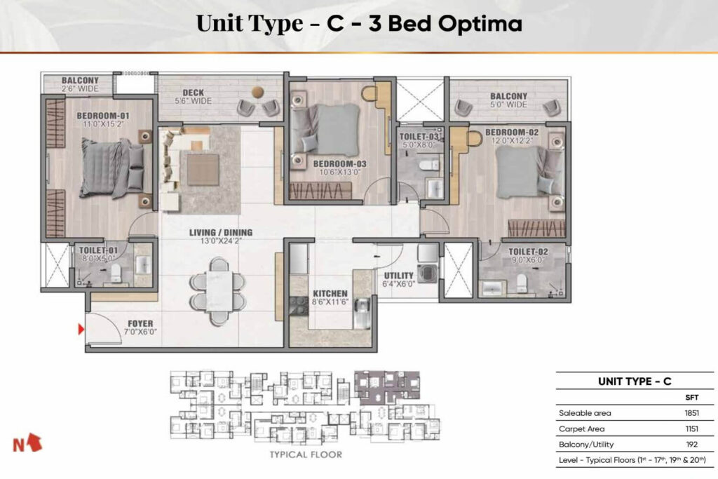 Prestige Camden Gardens Floor Plan2