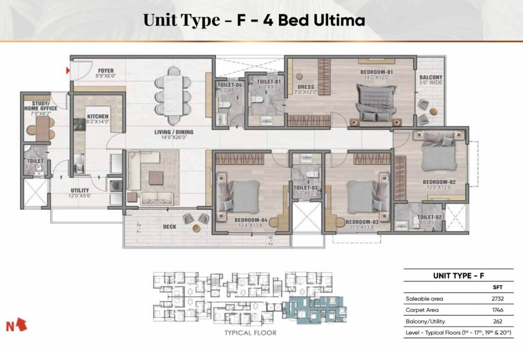 Prestige Camden Gardens Floor Plan5